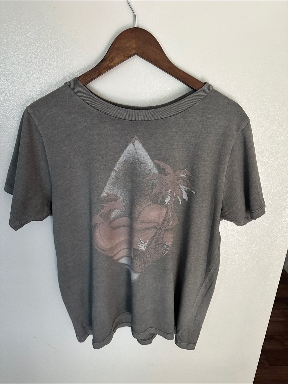 O'Neill Gray Short-Sleeve Graphic Tee